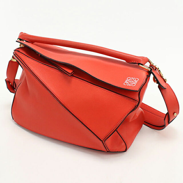 Used LOEWE handbag ladies brand LOEWE puzzle bag medium 2WAY red USDLO108661011