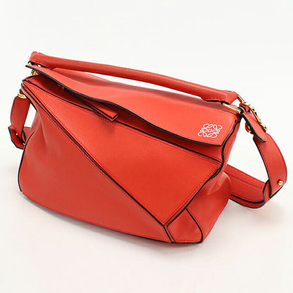 Used LOEWE handbag ladies brand LOEWE puzzle bag medium 2WAY red USDLO108661011