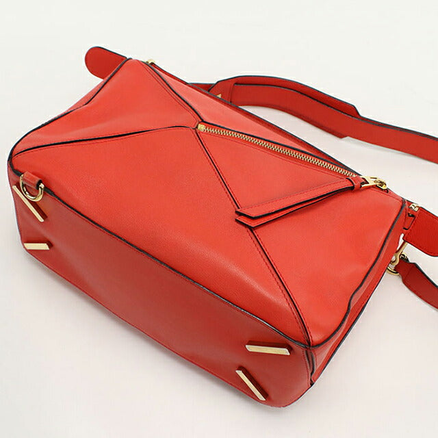 Used LOEWE handbag ladies brand LOEWE puzzle bag medium 2WAY red USDLO108661011