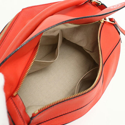 Used LOEWE handbag ladies brand LOEWE puzzle bag medium 2WAY red USDLO108661011