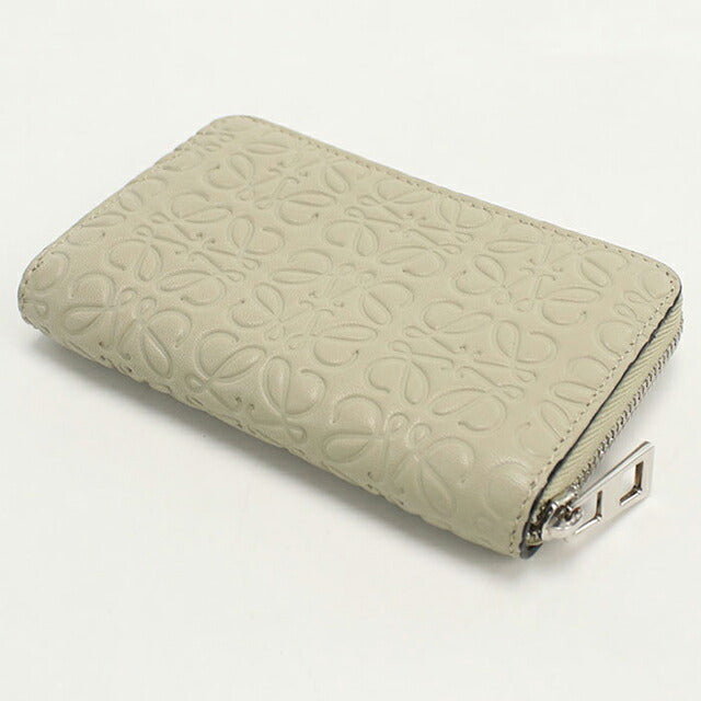 中古 ロエベ 小銭入れ レディース ブランド LOEWE リピート アナグラム コインケース ベージュ USDLO108921011