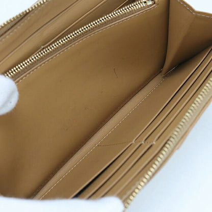 Used LOEWE long wallet round zipper ladies brand LOEWE puzzle zip around wallet beige USDLO109007011
