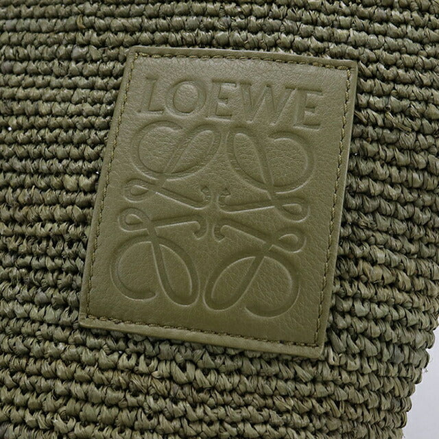 Used LOEWE basket bag ladies brand LOEWE slit bag mini khaki USDLO109414011