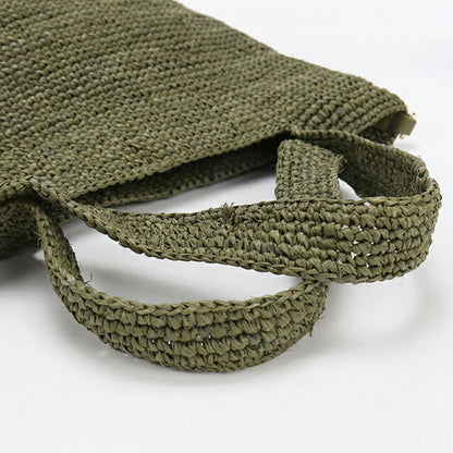 Used LOEWE basket bag ladies brand LOEWE slit bag mini khaki USDLO109414011