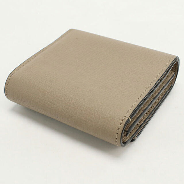 【中古】LOEWE アナグラム コンパクト フラップウォレット ベージュ ロエベ 262317[19][240019512002] 中古 ロエベ 二つ折り財布 二折財布 レディース ブランド LOEWE