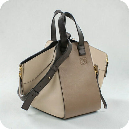 Used LOEWE handbag ladies brand LOEWE hammock small 326 30KS35 beige USDLO109805011
