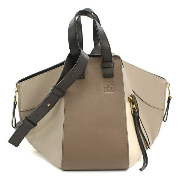 Used LOEWE handbag ladies brand LOEWE hammock small 326 30KS35 beige USDLO109805011