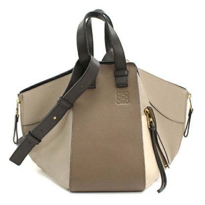 Used LOEWE handbag ladies brand LOEWE hammock small 326 30KS35 beige USDLO109805011