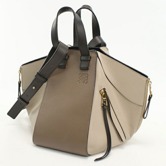 Used LOEWE handbag ladies brand LOEWE hammock small 326 30KS35 beige USDLO109805011