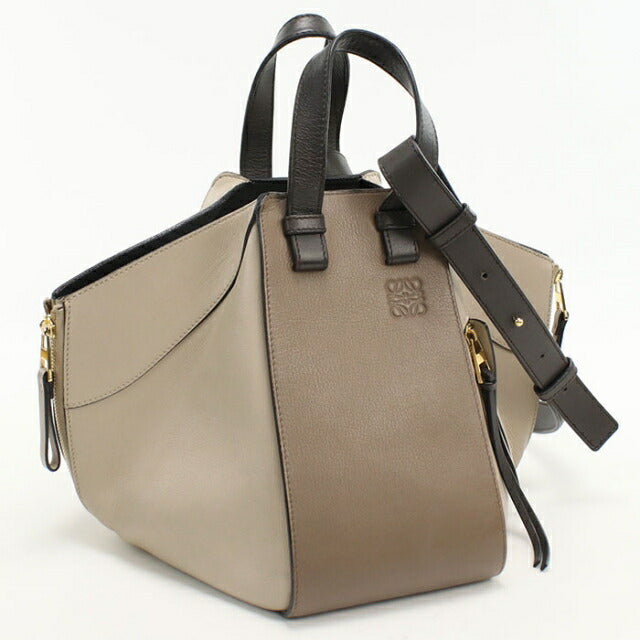 Used LOEWE handbag ladies brand LOEWE hammock small 326 30KS35 beige USDLO109805011