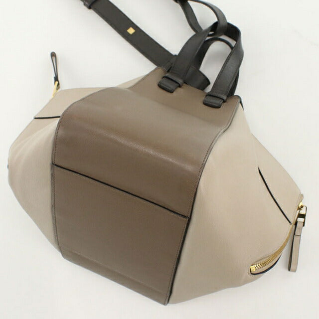 Used LOEWE handbag ladies brand LOEWE hammock small 326 30KS35 beige USDLO109805011