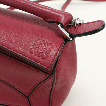 中古 ロエベ 斜め掛け ショルダーバッグ レディース ブランド LOEWE パズル パズルバッグ ミニ レッド USDLO110035011