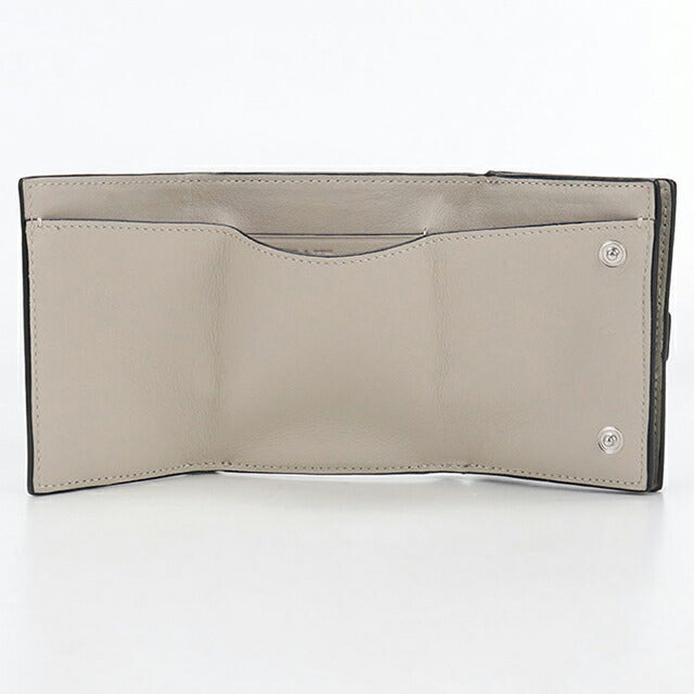 Used LOEWE tri-fold wallet tri-fold wallet ladies brand LOEWE Anagram Green USDLO110310011