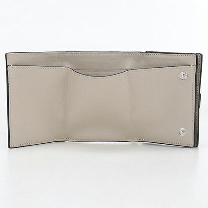 Used LOEWE tri-fold wallet tri-fold wallet ladies brand LOEWE Anagram Green USDLO110310011