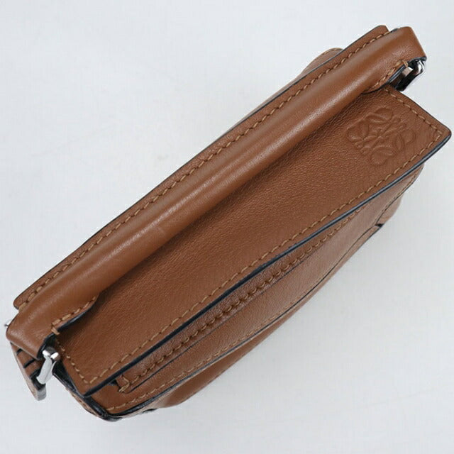 Used LOEWE handbag ladies brand LOEWE puzzle 2WAY leather brown USDLO110452011