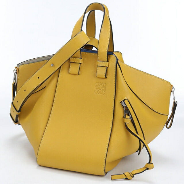 Used LOEWE handbag ladies brand LOEWE hammock 2WAY yellow USDLO110459011