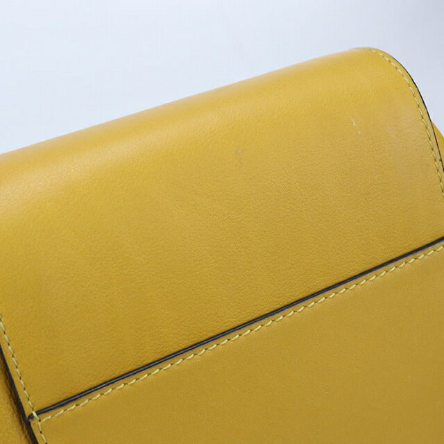 Used LOEWE handbag ladies brand LOEWE hammock 2WAY yellow USDLO110459011