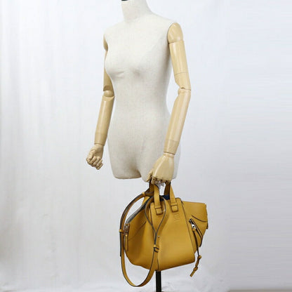 Used LOEWE handbag ladies brand LOEWE hammock 2WAY yellow USDLO110459011