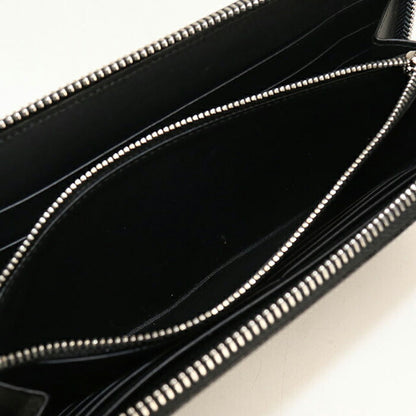 Used LOEWE Long Wallet Round Zipper Unisex Brand LOEWE Repeat Anagram Zip Around Wallet Black USDLO110557011