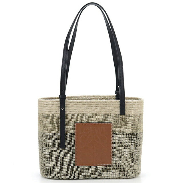 中古 ロエベ カゴバッグ レディース ブランド LOEWE アナグラム スクエアバスケットバッグ ベージュ USDLO110832011
