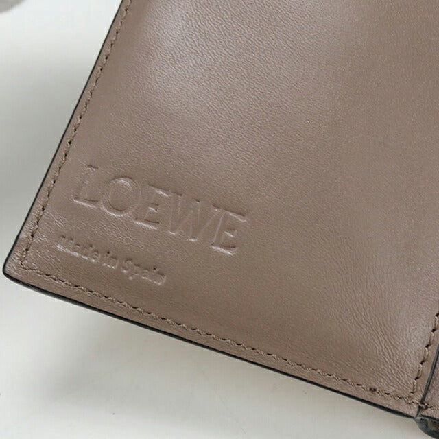 LOEWE ベージュ 二つ折り財布 中古 ロエベ 二つ折り財布 二折財布 レディース ブランド LOEWE