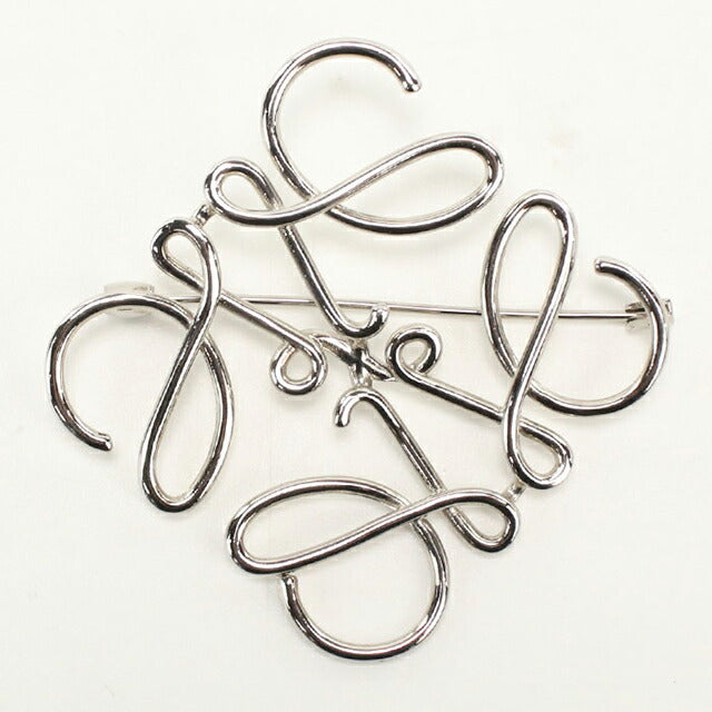 Used LOEWE Brooch Ladies Brand LOEWE Anagram 111.25.020 Silver Accessories USDLO111299011