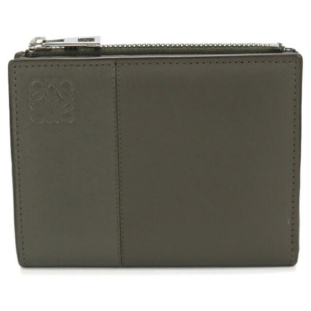 中古 ロエベ 二つ折り財布 二折財布 メンズ ブランド LOEWE アナグラム