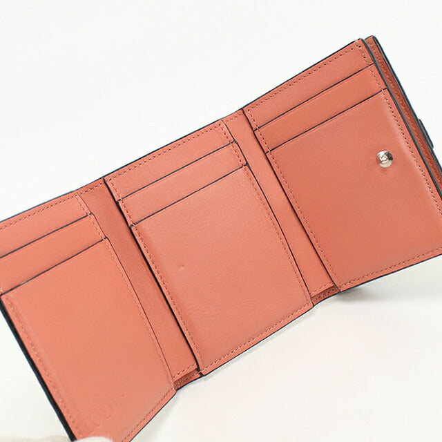 中古 ロエベ 三つ折り財布 三折財布 レディース ブランド LOEWE トライ