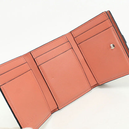 中古 ロエベ 三つ折り財布 三折財布 レディース ブランド LOEWE トライフォールド　ウォレット ベージュ USDLO112153011
