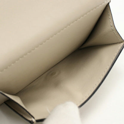 中古 ロエベ 三つ折り財布 三折財布 レディース ブランド LOEWE リピート トライフォールド　ウォレット C499TR2X01 ベージュ USDLO112474011