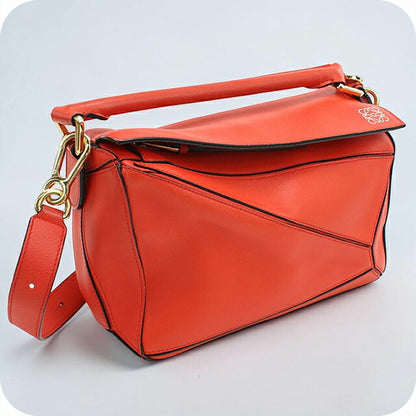 中古 ロエベ ハンドバッグ レディース ブランド LOEWE パズル 2WAY レッド USDLO112500011