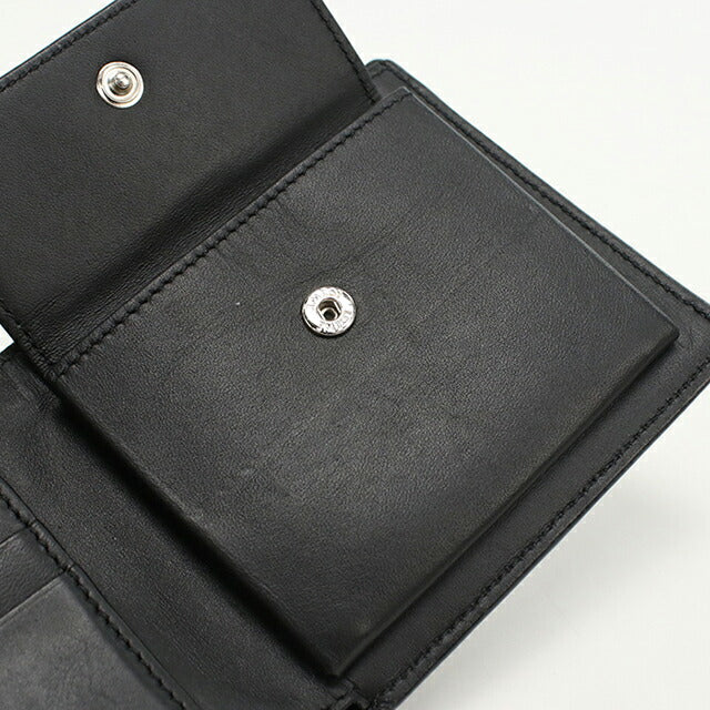 中古 ロエベ 二つ折り財布 二折財布 メンズ ブランド LOEWE パズル バイフォールドコインウォレット ブラック USDLO112705011