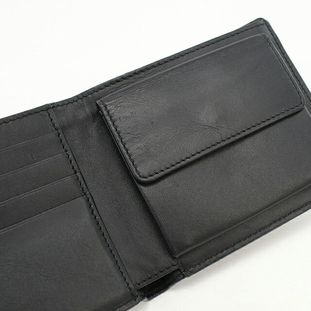 中古 ロエベ 二つ折り財布 二折財布 メンズ ブランド LOEWE パズル バイフォールドコインウォレット ブラック USDLO112705011
