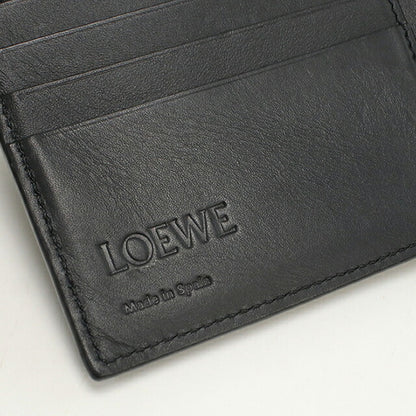 中古 ロエベ 二つ折り財布 二折財布 メンズ ブランド LOEWE パズル バイフォールドコインウォレット ブラック USDLO112705011