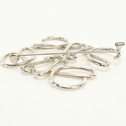 中古 ロエベ ブローチ レディース ブランド LOEWE アナグラム 111.25.020 シルバー アクセサリー USDLO113000011