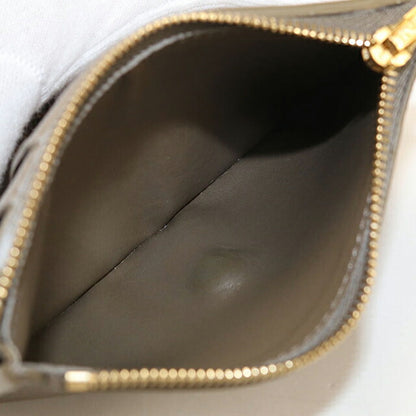 中古 ロエベ 三つ折り財布 三折財布 レディース ブランド LOEWE アナグラム バーティカル ウォレット スモール レザー グレー USDLO113615011