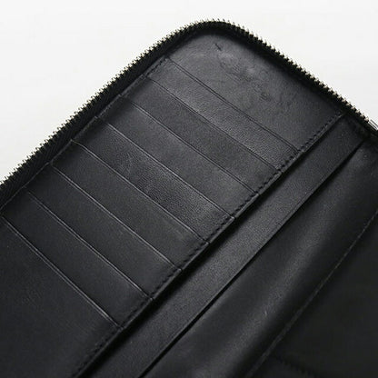 中古 ロエベ 長財布ラウンドファスナー メンズ ブランド LOEWE パズル ジップアラウンドウォレット ブラック USDLO113898011