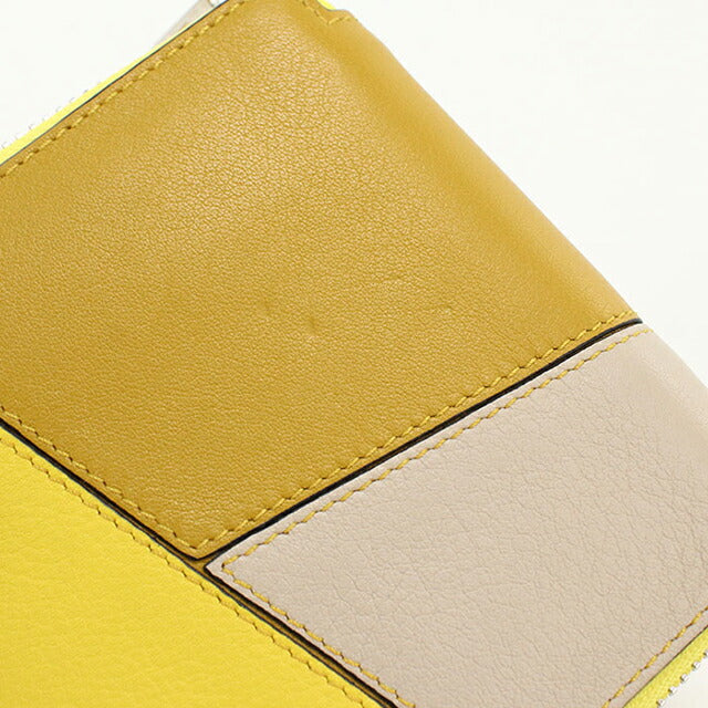 中古 ロエベ 二つ折り財布 二折財布 レディース ブランド LOEWE パズル