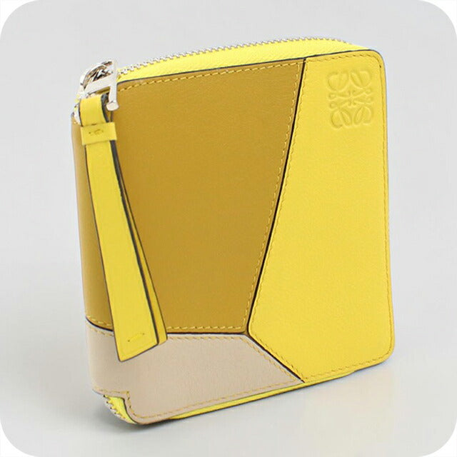中古 ロエベ 二つ折り財布 二折財布 レディース ブランド LOEWE パズル