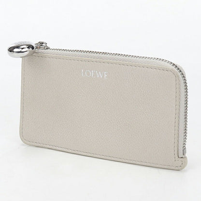 中古 ロエベ 小銭入れ レディース ブランド LOEWE ペブル コインカードホルダー フラグメントケース レザー CANBZ40X03 ベージュ USDLO114177011