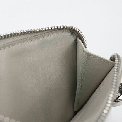 中古 ロエベ 小銭入れ レディース ブランド LOEWE ペブル コインカードホルダー フラグメントケース レザー CANBZ40X03 ベージュ USDLO114177011