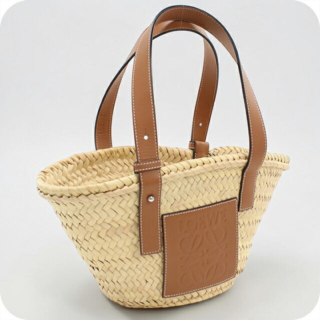 中古 ロエベ カゴバッグ レディース ブランド LOEWE アナグラム バスケットバッグ スモール 327.02.S93 USDLO114436011