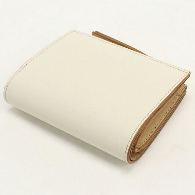中古 ロエベ 二つ折り財布 二折財布 レディース ブランド LOEWE パズル コンパクトウォレット ベージュ USDLO114703011