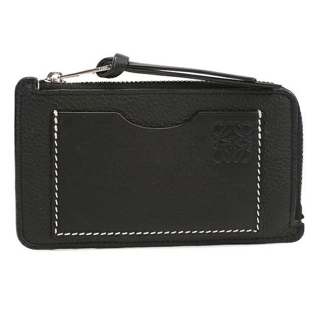 中古 ロエベ コインケース レディース ブランド LOEWE コインカードホルダー フラグメントケース C660Z40X07 ブラック USDLO114704011