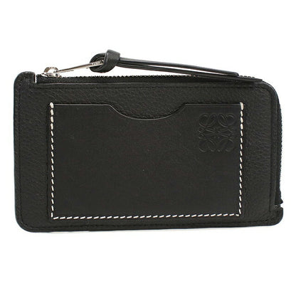 中古 ロエベ コインケース レディース ブランド LOEWE コインカードホルダー フラグメントケース C660Z40X07 ブラック USDLO114704011