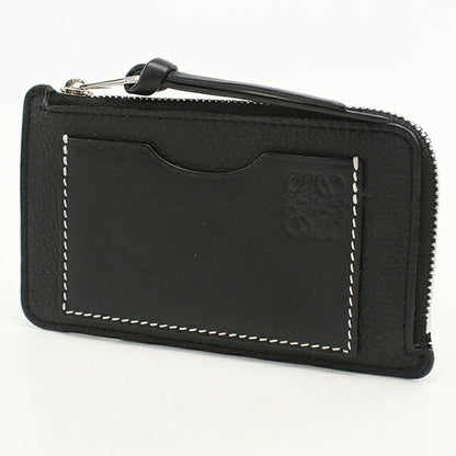 中古 ロエベ コインケース レディース ブランド LOEWE コインカードホルダー フラグメントケース C660Z40X07 ブラック USDLO114704011