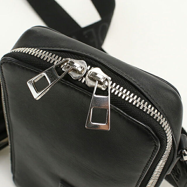 中古 ロエベ 斜め掛け ショルダーバッグ メンズ ブランド LOEWE アナグラム バーティカルクロスボディポケット C565S59X01 ブラック USDLO114845011