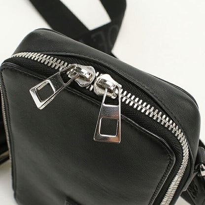 中古 ロエベ 斜め掛け ショルダーバッグ メンズ ブランド LOEWE アナグラム バーティカルクロスボディポケット C565S59X01 ブラック USDLO114845011