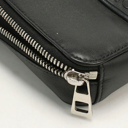 中古 ロエベ 斜め掛け ショルダーバッグ メンズ ブランド LOEWE アナグラム バーティカルクロスボディポケット C565S59X01 ブラック USDLO114845011