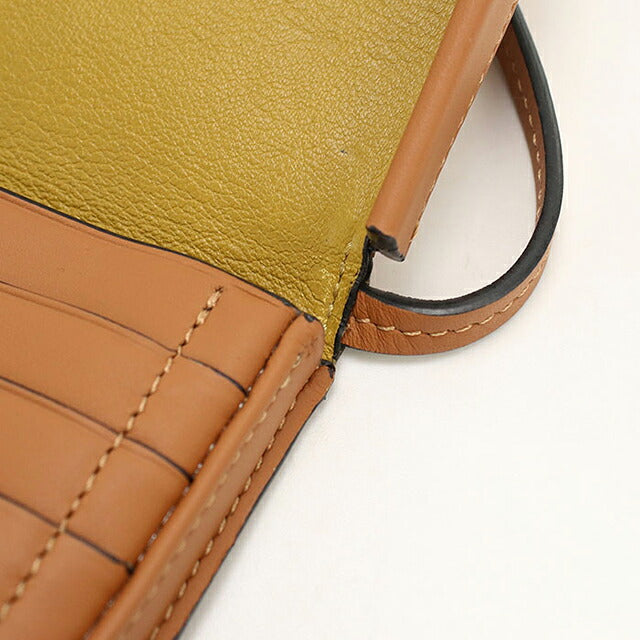 中古 ロエベ ショルダーバッグ レディース ブランド LOEWE アナグラム コインケース ブラウン USDLO114890011